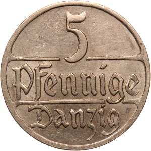 Poland Danzig 5 Pfennig 1923