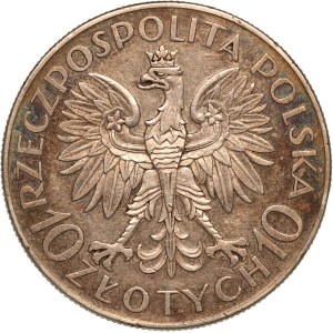 Poland 10 Zlotych 1933 MW Silver