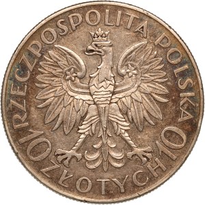 Poland 10 Zlotych 1933 MW Silver