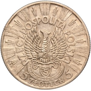 Poland 5 Zlotych 1934 Silver