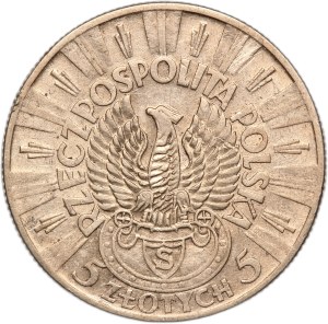 Poland 5 Zlotych 1934 Silver