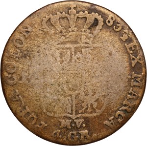 Poland 1 Zloty 4 Grosze ND (1732-1798) MV Silver