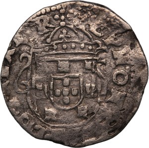 Portugal 1 Tostao 1667 (100 Reis) Silver