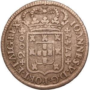 Portugal 200 Reis 1747 Silver