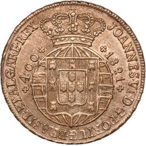 Portugal Cruzado 1821 Silver