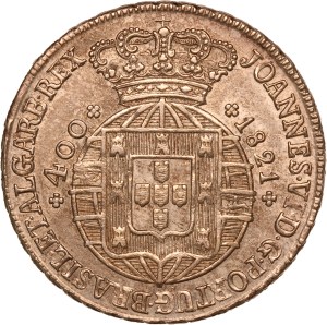 Portugal Cruzado 1821 Silver
