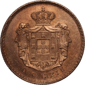 Portugal 500 Reis 1854 Silver
