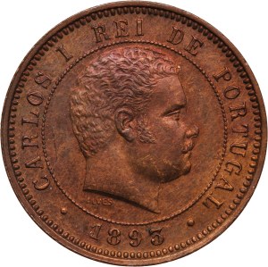 Portugal 5 Reis 1893 Prooflike