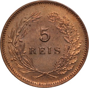 Portugal 5 Reis 1893 Prooflike