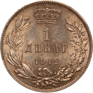 Serbia 1 Dinar 1912 Silver