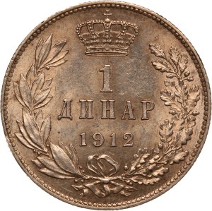 Serbia 1 Dinar 1912 Silver