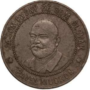 Slovakia 1 Token 1907 Pavel Mudron