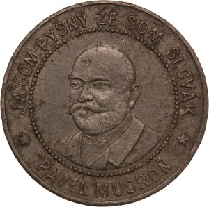 Slovakia 1 Token 1907 Pavel Mudron