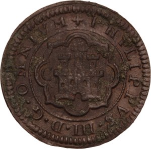 Spain Segovia 4 Maravedis 1599