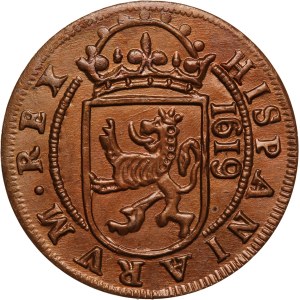 Spain Segovia 8 Maravedi 1619 Pattern Restrike Rare