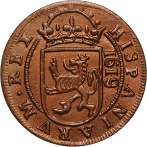 Spain Segovia 8 Maravedi 1619 Pattern Restrike Rare