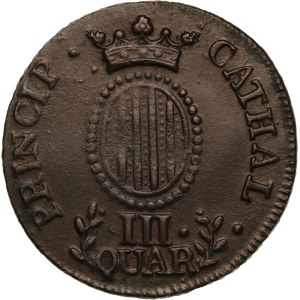 Spain Catalonia 3 Quartos 1811