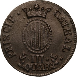 Spain Catalonia 3 Quartos 1811