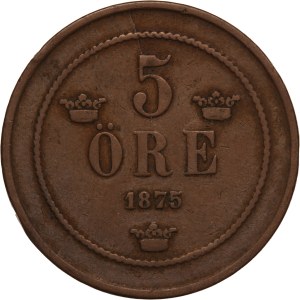 Sweden 5 Ore 1875