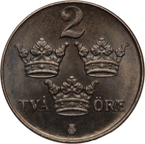 Sweden 2 Ore 1949 Long 