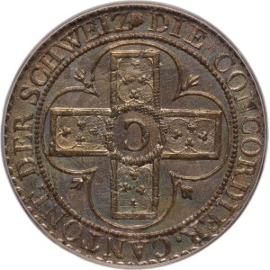 Switzerland 1 Batz 1826 AARGA (Slab)