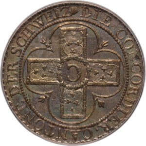 Switzerland 1 Batz 1826 AARGA (Slab)