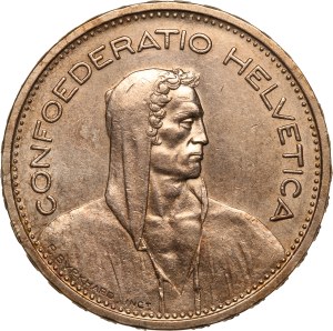 Switzerland 5 Francs 1931 B Silver