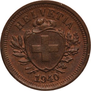 Switzerland 1 Rappen 1940 B