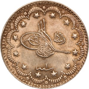 Turkey Ottoman Empire 5 Kurus 1909 (AH1327/1) Silver