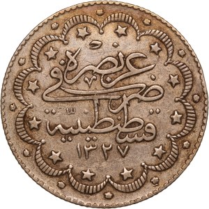 Turkey Ottoman Empire 10 Kurus 1910 (AH1327/2) Silver
