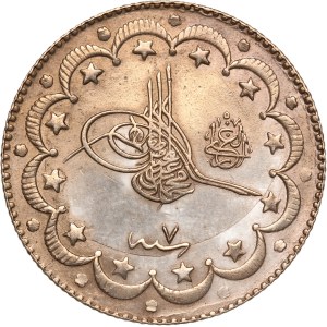 Turkey Ottoman Empire 10 Kurus 1915 (AH1327/7) Silver