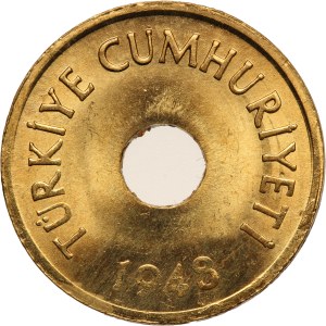 Turkey 1 Kurus 1948
