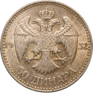 Yugoslavia 50 Dinara 1932 Silver