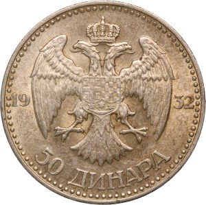 Yugoslavia 50 Dinara 1932 Silver