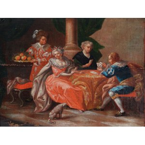 French painter, 18th century, Playing cards