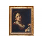 Italian painter, 17th century, Reading lady with a book
