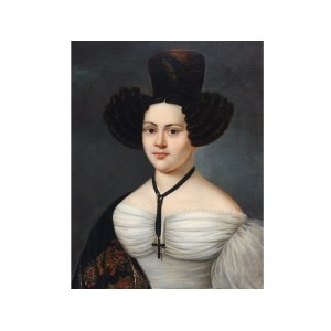 Southern European painter, 19th century, Portrait of a noblewoman