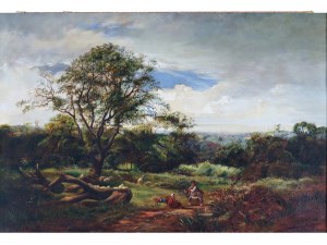 English landscape painter, 19th century, Pastoral landscape