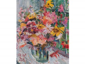 Artist 1st half 20th century, Still life with flowers