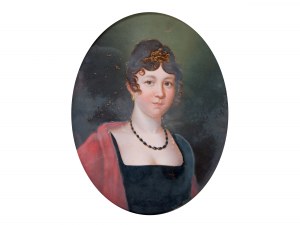 Unknown painter, 19th century, Young lady of the Empire