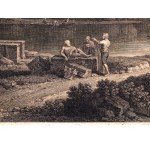 François Vivares d'après un tableau de Claude Lorrain, gravure