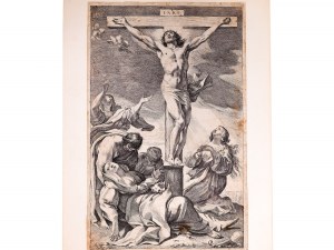 Francois Perrier, Crucifixion, engraving
