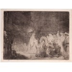 Rembrandt van Rijn, 1606 - 1669, later print by Basan with 8-10 mm margins