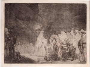 Rembrandt van Rijn, 1606 - 1669, later print by Basan with 8-10 mm margins
