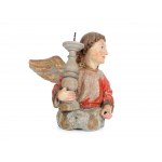 Candlestick angel, South German/Tyrol around 1500