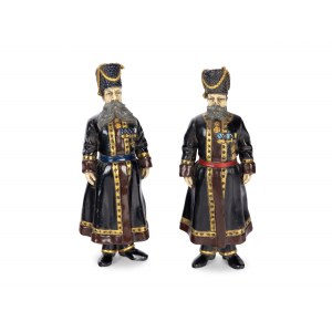Pair of bronze figures, Russia around 1900 or later