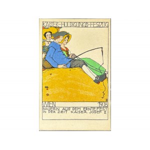 Wiener Werkstätte postcard 1908, Bertold Löffler