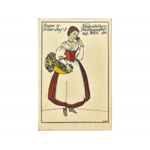 Wiener Werkstätte postcard 1908, Josef von Diveky