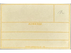 Wiener Werkstätte postcard 1908, Hubert von Zwickle