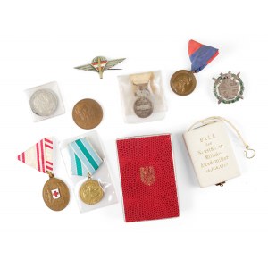 Mixed lot: 10 pieces of various medals
